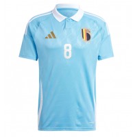 Belgicko Youri Tielemans #8 Vonkajší futbalový dres ME 2024 Krátky Rukáv